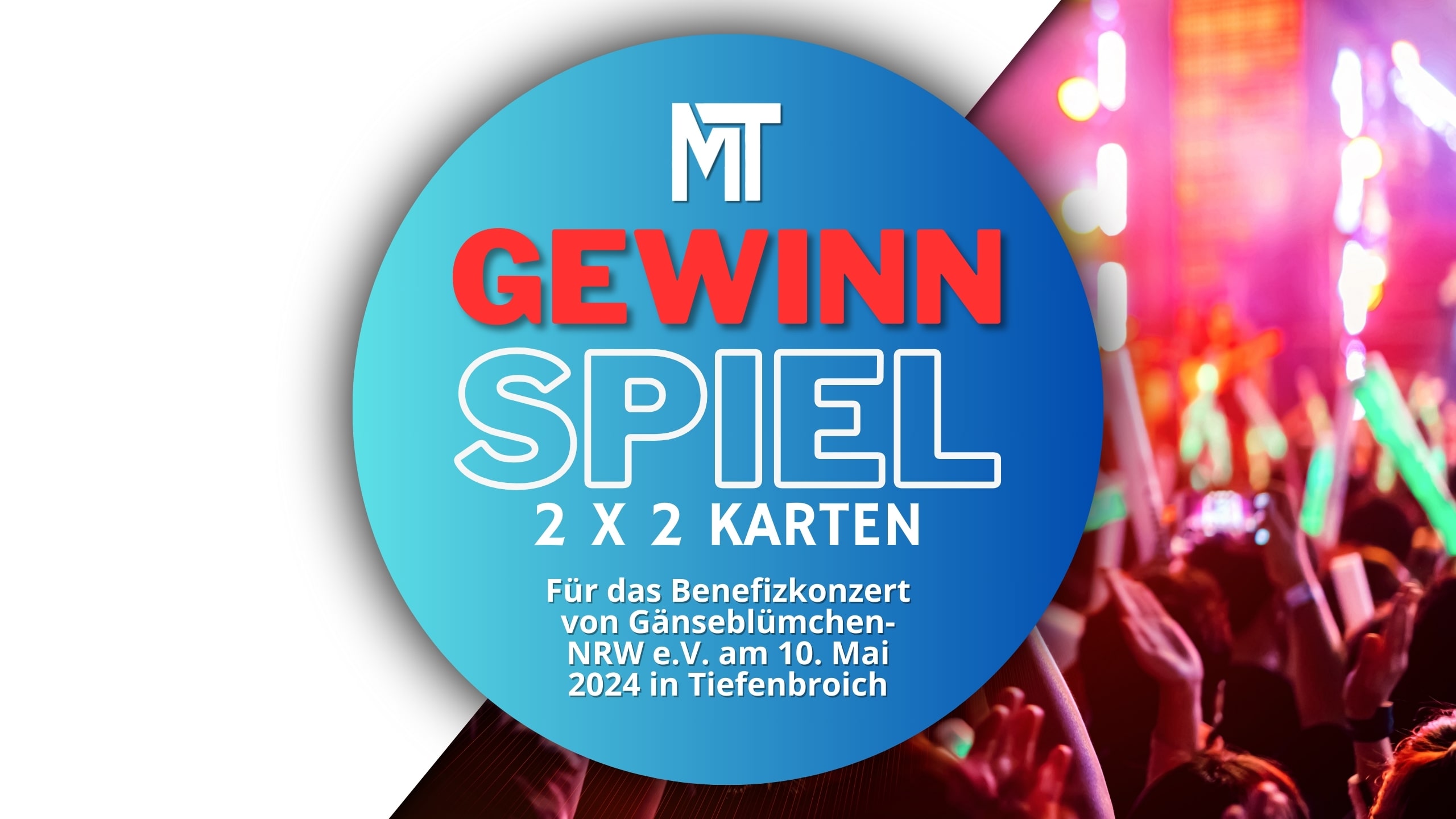 Gewinnen Sie jetzt Karten für das Benefizkonzert zugunsten des Gänseblümchen-nrw e.V.