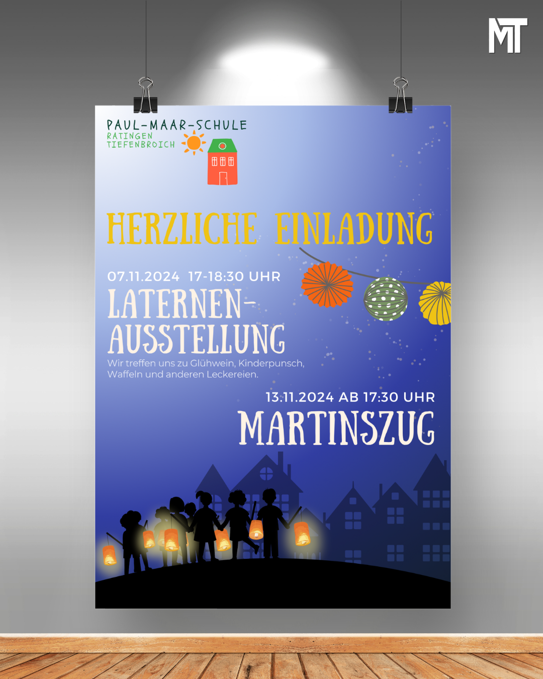Paul Maar Grundschule lädt zur Laternenausstellung und zum Martinszug ein