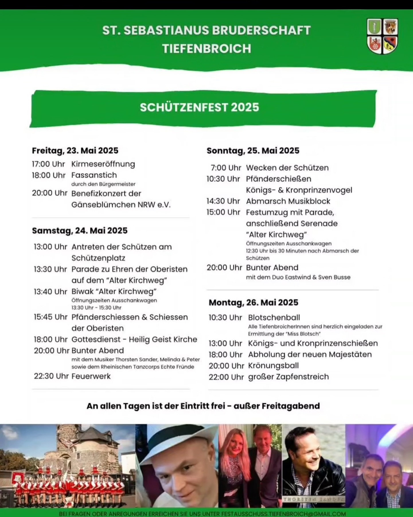 Dorffest & Schützenfest 2025 in Tiefenbroich