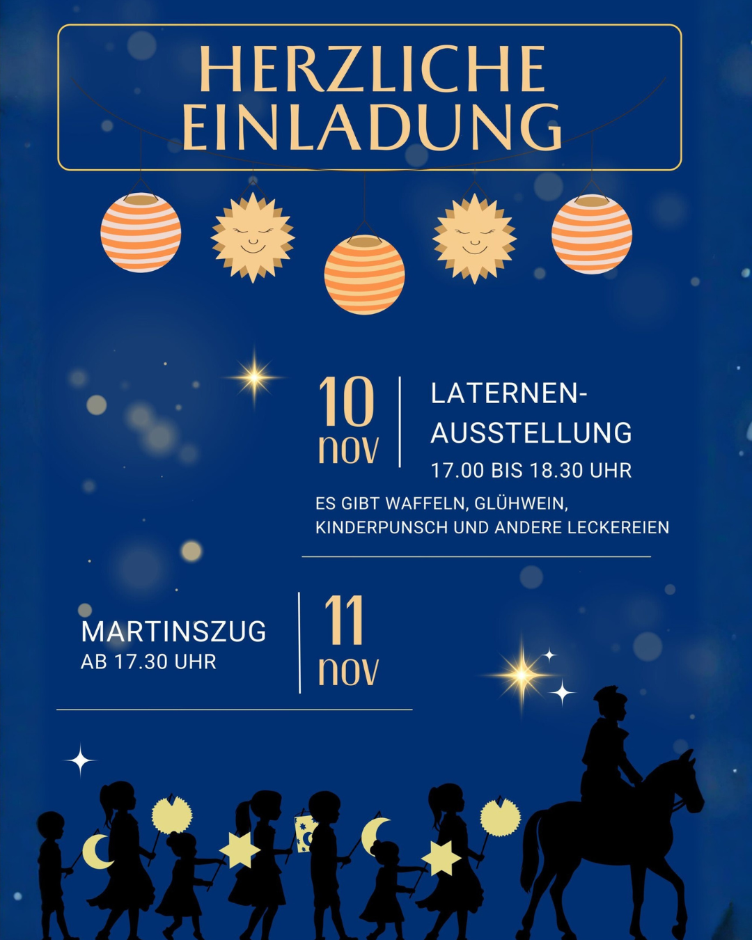 Herzliche Einladung zum St. Martinsfest an der Paul Maar Schule!